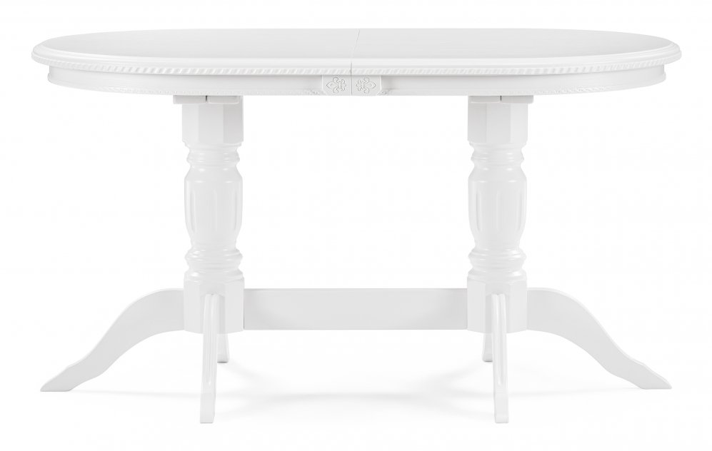 Деревянный стол Эритрин овальный белый