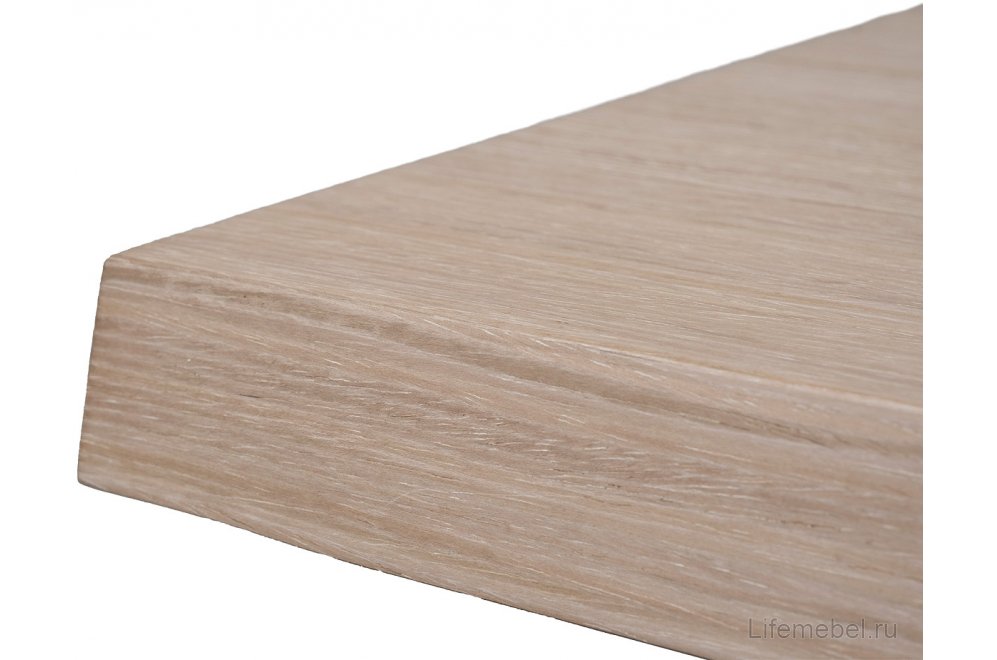 Деревянный стол Флик светлый дуб / бронза