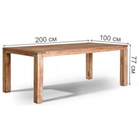 Деревянный стол Frida