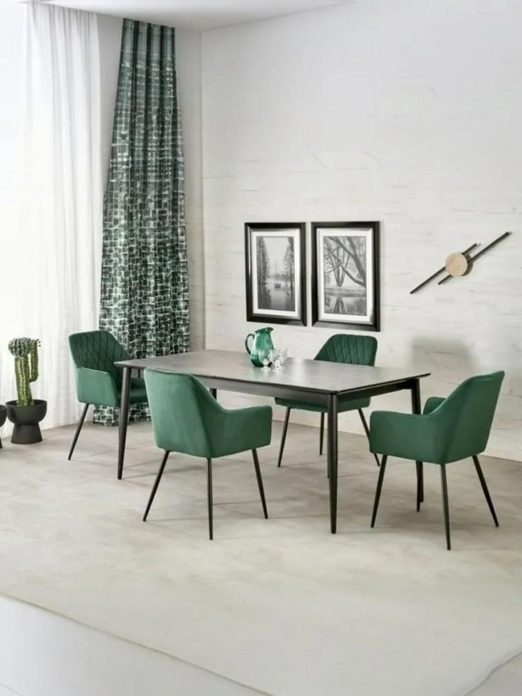 Деревянный стол Charles раскладной серый