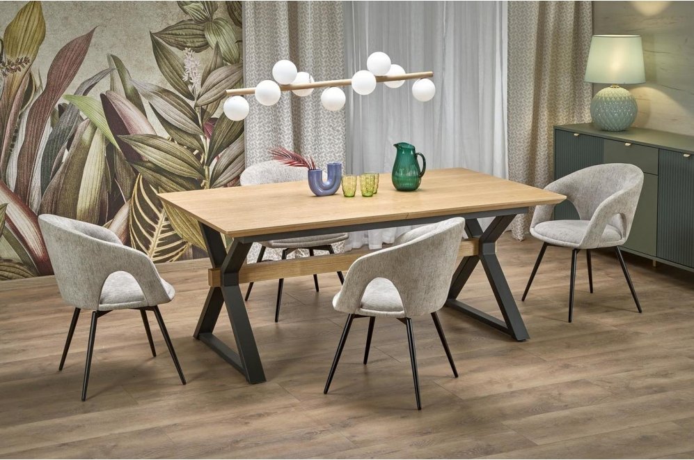 Деревянный стол Henry раскладной дуб