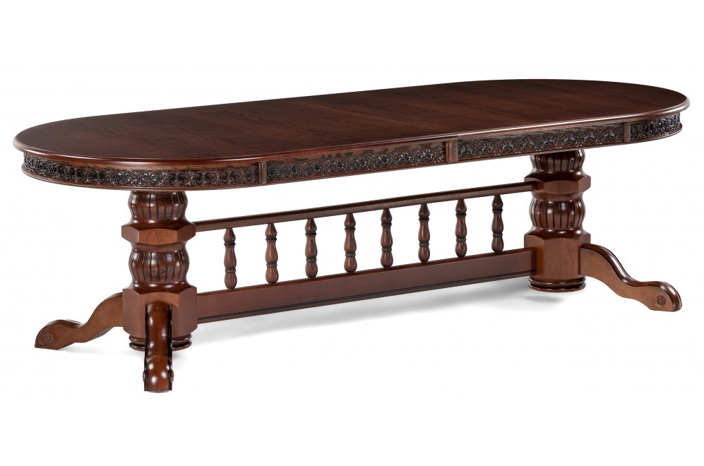 Деревянный стол Кассиль орех / коричневая патина