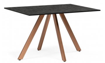 Деревянный стол Райн 116(160)x77 раздвижной малави / медь