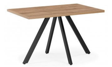 Деревянный стол Райн 116(160)x77 раздвижной малави / медь