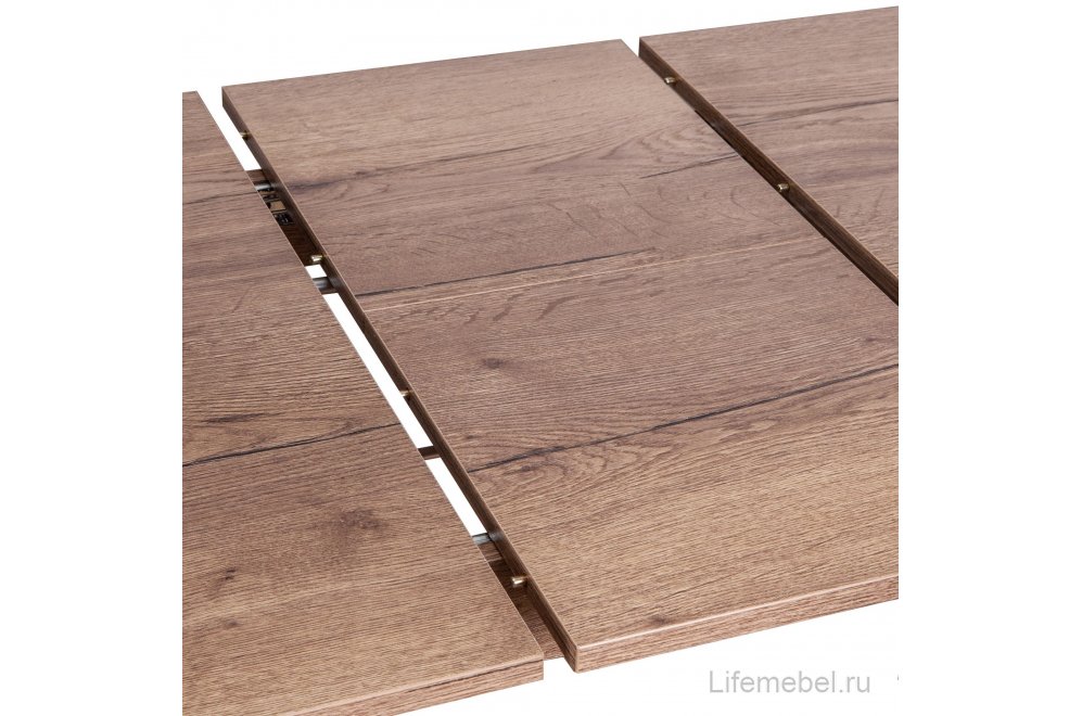 Деревянный стол Лион дуб / белый