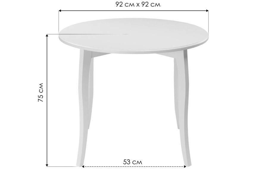 Деревянный стол Мантенья орех