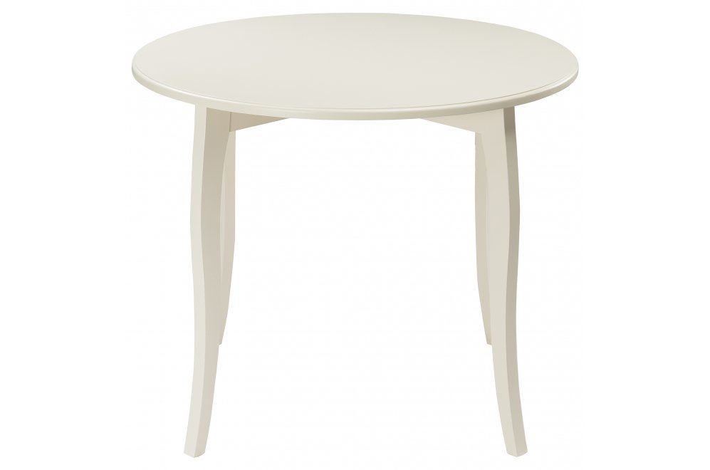 Деревянный стол Мантенья молочный