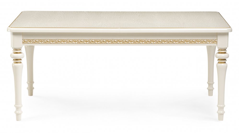 Деревянный стол Маранта прямоугольный слоновая кость