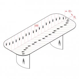 Деревянный стол Olimar