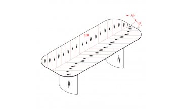 Деревянный стол Olimar