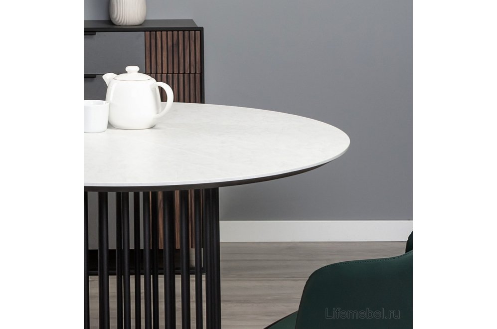 Деревянный стол Patrik 110 черный муар