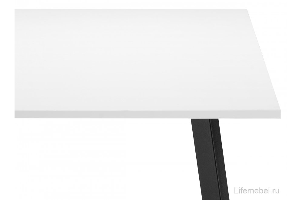 Деревянный стол Ремли 110х67х76 белый / черный