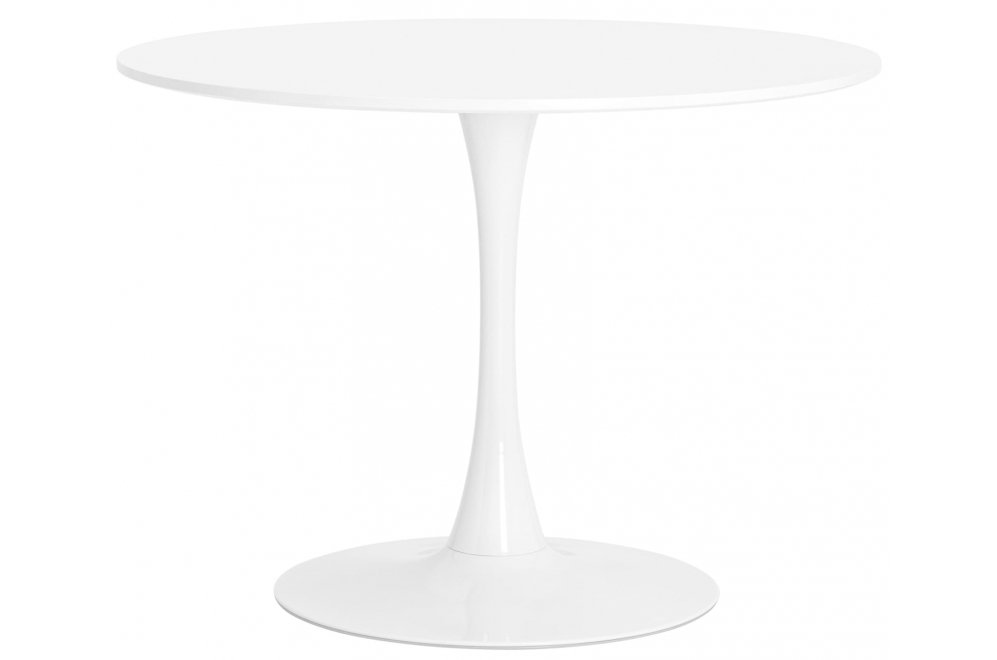 Деревянный стол Rose 100х100 белый