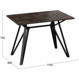 Деревянный стол Ройс Тип 1