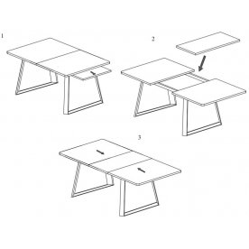 Деревянный стол Румба ПР-1 КМ 07 БЛ / 91-1 СР