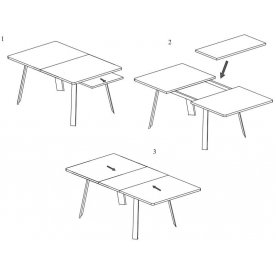 Деревянный стол Румба ПР-1 КМ 07 БЛ / 93 СР