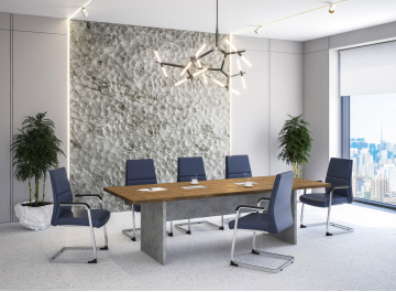 Обеденный стол СФ-531102 дуб чарльстон / бетон чикаго