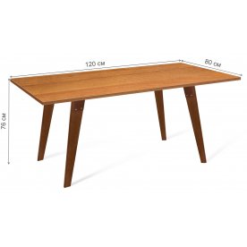 Деревянный стол SHT-TU16/120/80