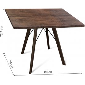 Деревянный стол SHT-TU9/80/80 МДФ