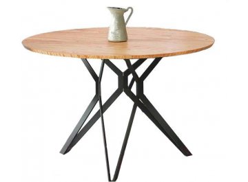 Обеденный стол Pixel 2 дуб золотой / черный