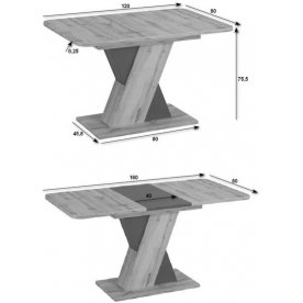 Деревянный стол Riga
