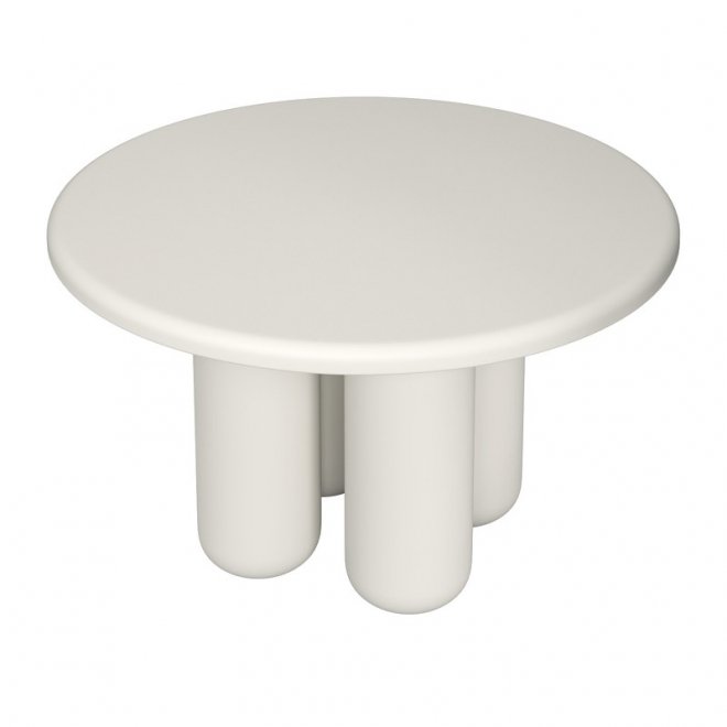 Деревянный стол Wabi sabi бело-кремовый