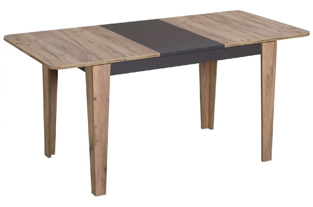 Деревянный стол Edwin дуб вотан / вольфрам