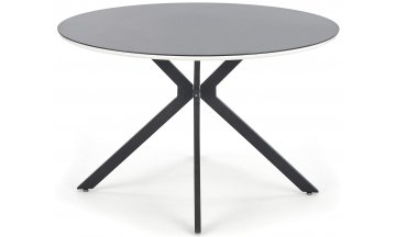 Стеклянный стол Avelar черный / белый