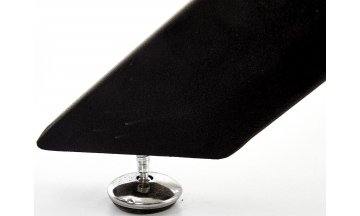 Стеклянный стол Avelar черный / белый