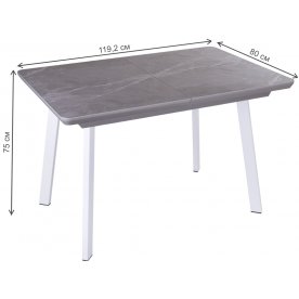 Стол Блюз ПР-1 КРМ 87 СМ 93 БЛ