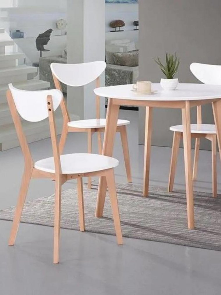 Стол Bosco белый / натуральный