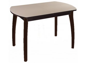 Стол Чинзано ПО венге / кремовый / ножка 07 венге