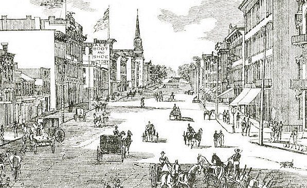 Стол CT 3045P темный дуб / город-2