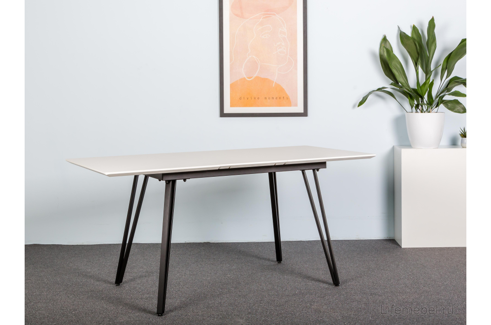 Деревянный стол Диего 120 белый