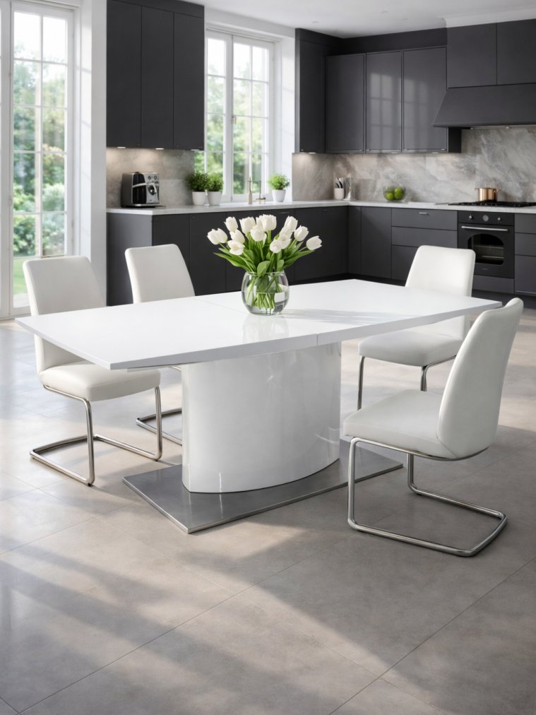 Стол DT-01 белый