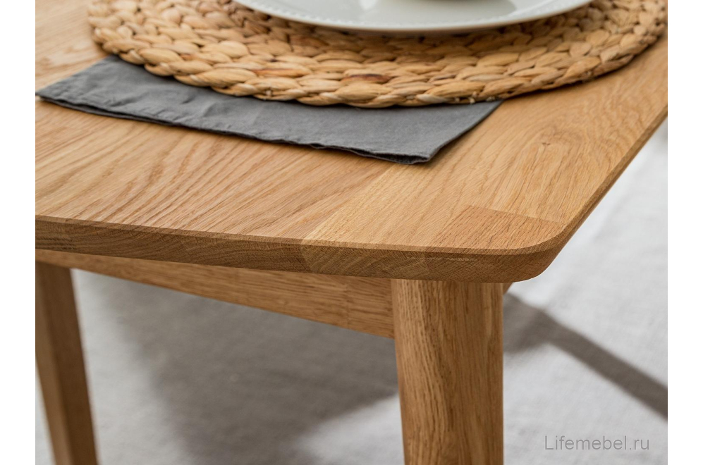 Деревянный стол Ирвинг 120х90 бейц-масло