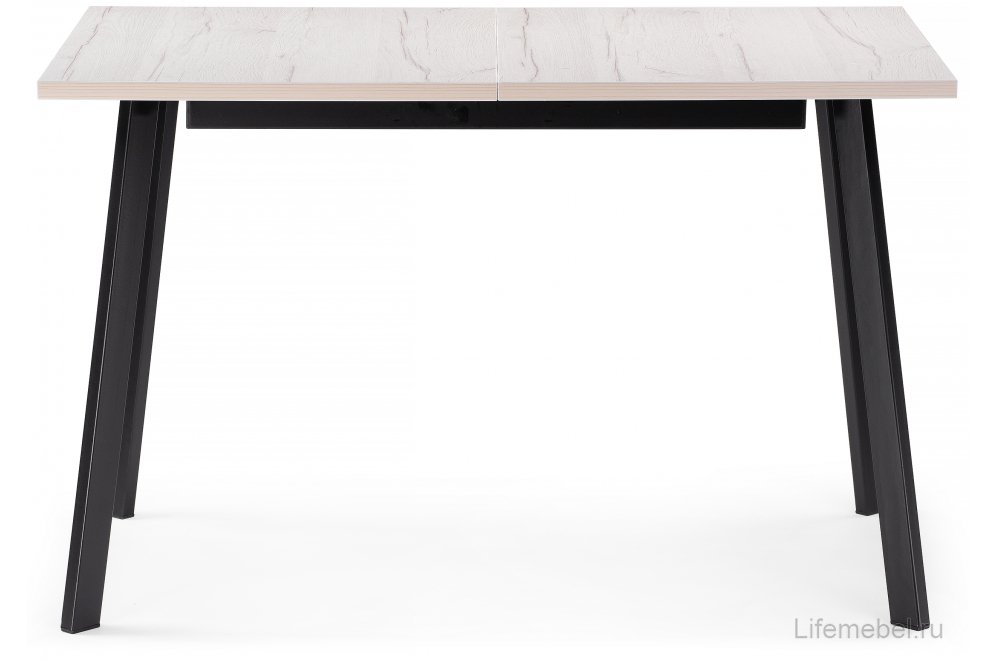 Стол раскладной Колон Лофт 120 25 мм юта / черный матовый