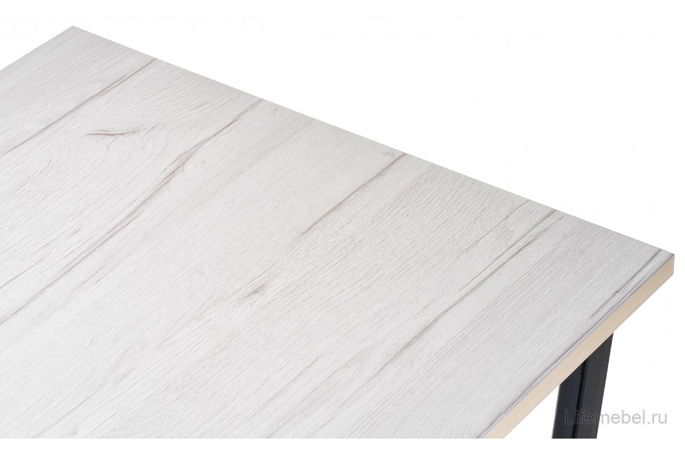 Стол Лота Лофт 140 25 мм юта / черный матовый