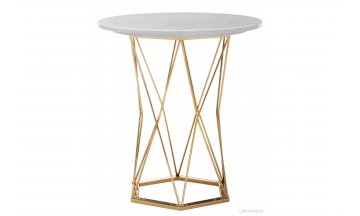 Деревянный стол Melan white / gold