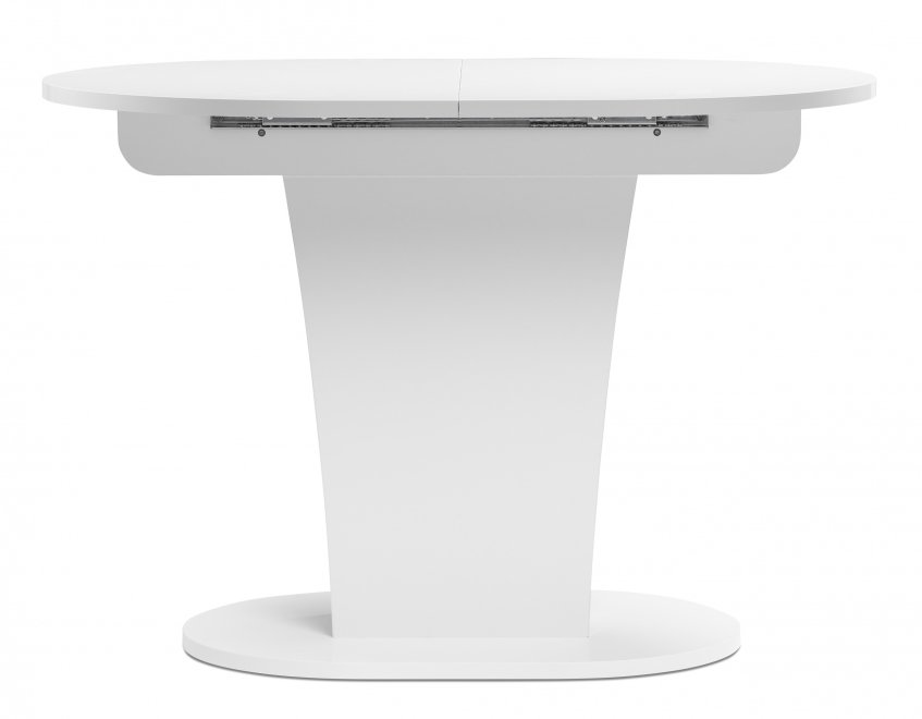 Стол на тумбе Порламар белый глянец