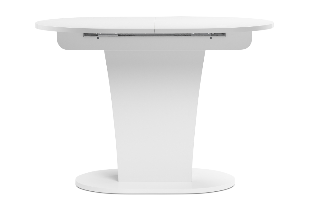 Стол на тумбе Порламар белый глянец