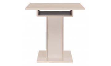 Стол деревянный обеденный Варгас батл рокк / бежевый глянец