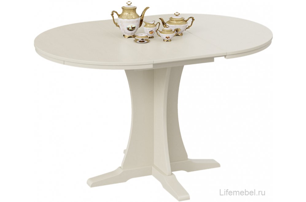 Деревянный стол Amadeo 1 слоновая кость