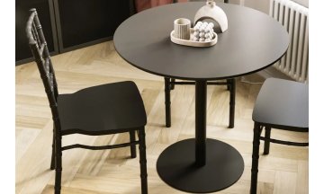 Деревянный стол Этельиэ 80 черный