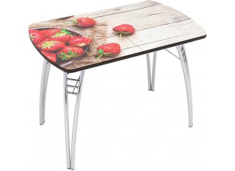 Деревянный стол Клубника компакт