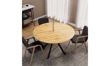 Деревянный обеденный стол Luminary Fusion