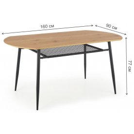 Деревянный стол Jackson 160/90/77