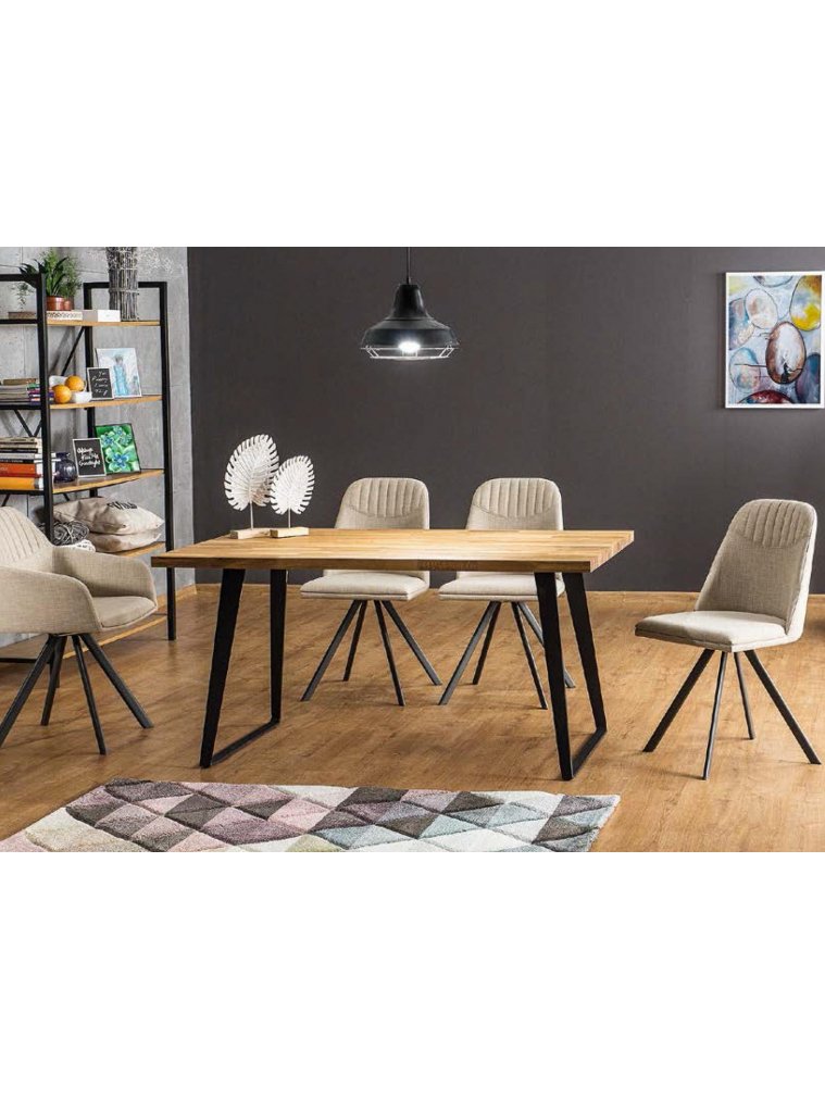 Деревянный стол Falcon 150 150/90/77 дуб / черный