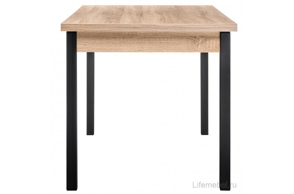 Стол Оригон сонома / черный матовый