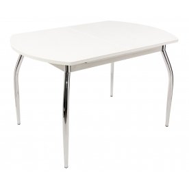 Стол Реал ПО-1 КМ белый / камень 04 / ножка 01